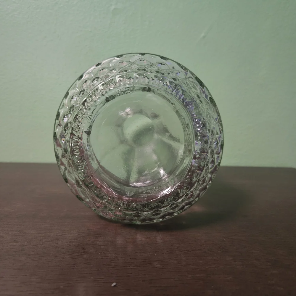 Decorative Glass‎ Vase With Beautiful Pattern